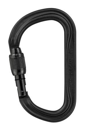 Carabiniere inchidere prin infiletare - Carabiniera Petzl Vulcan SL tip D M073Aa01, otel, cu inchidere prin infiletare