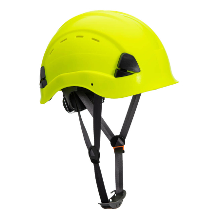 Echipament pentru lucru la inaltime - Casca de protectie pentru alpinism Portwest Height Endurance Ventilata PS63, marime ajustabila 52-63cm, ABS, suspensie textila
