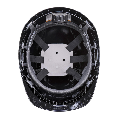 Casca de protectie Portwest Endurance Carbon Look PC55, ABS, marime ajustabila 56-63cm, suspensie textila [1]