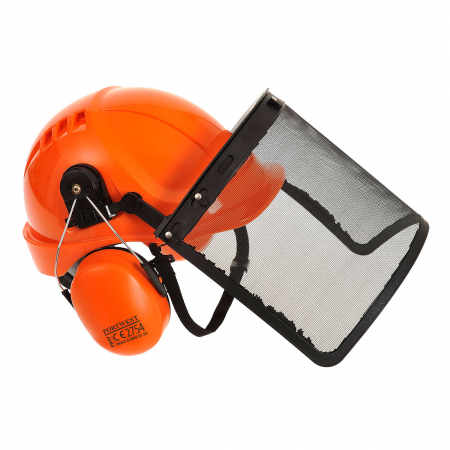 Protectia capului - Casca de protectie Portwest PW98 FORESTRY COMBI, pentru forestieri