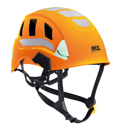 Echipament pentru lucru la inaltime - Casca Petzl STRATO VENT Hi-Viz A020DA00, compatibila cu viziera VIZIR si VIZIR SHADOW