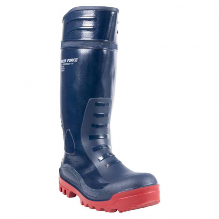 Incaltaminte de protectie - Cizme de protectie Renania WELLY FORCE 812 SR S5, cu bombeu metalic si lamela