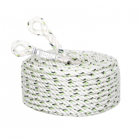 Echipament pentru lucru la inaltime - Coarda cu doi ocheti Kratos FA2010010, L= 10m, d= 14mm