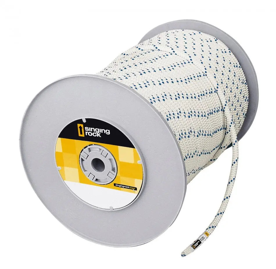 Echipament pentru lucru la inaltime - Coarda statica Singing Rock CONTRA 10.5mm L026, 30kN, 69g/m, compatibila cu coborator SIR si RIG