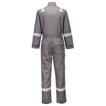 Combinezon antichimic de protectie Portwest FR513 FR CHEMICAL Resistant, 99% bumbac, 1% fibra de carbon, 280 gr/mp [1]