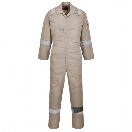 Imbracaminte de lucru - Combinezon ignifug antistatic Portwest FR21,  99% bumbac, 1% fibra de carbon, 210g