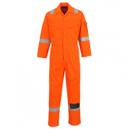 Imbracaminte de lucru - Combinezon ignifug Portwest ARAFLAME GOLD AF53,  93% meta-aramid, 5% para-aramid, 2% fibra de carbon, 150g