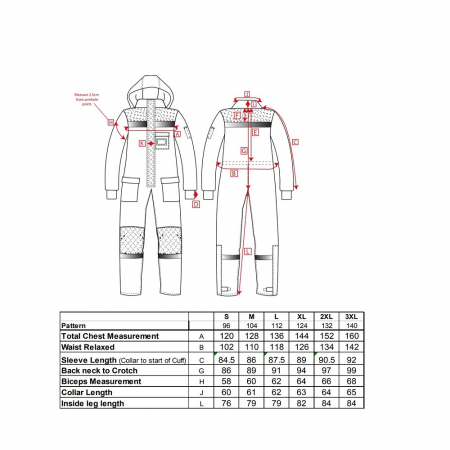 Combinezon de protectie vatuit Portwest COLDSTORE CS12, pentru depozit frigorific, -40°C, 100% poliester, 300g [1]