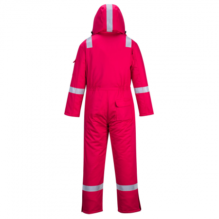 Combinezon vatuit de iarna ignifug Portwest FR53, reflectorizant, antistatic, 9% bumbac, 1% fibra de carbon 350g [2]