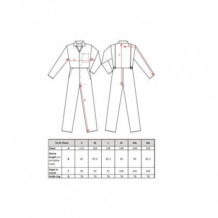 Combinezon de lucru Portwest 2201, pentru industria alimentara, 65% poliester, 35% bumbac, 245g [1]