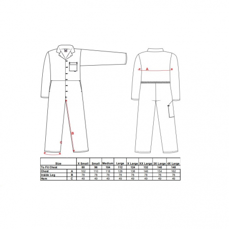 Combinezon de lucru Portwest STANDARD 2802, 65% poliester, 35% bumbac, 245g [1]