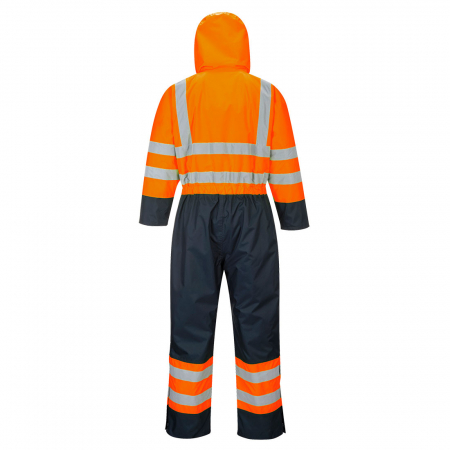 Combinezon vatuit de iarna reflectorizant Portwest HIVIS CONTRAST S485, 100% poliester, 190g [1]