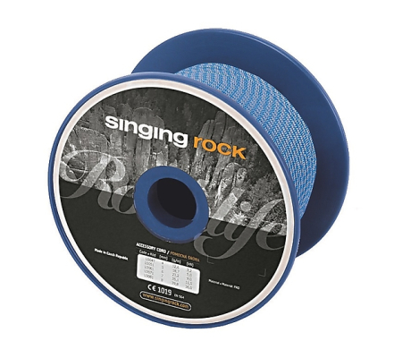 Echipament pentru lucru la inaltime - Cordelina Singing Rock 4mm, rezistenta 3.2kN, 12.6g/m, recomandata pentru alpinism si lucru la inaltime