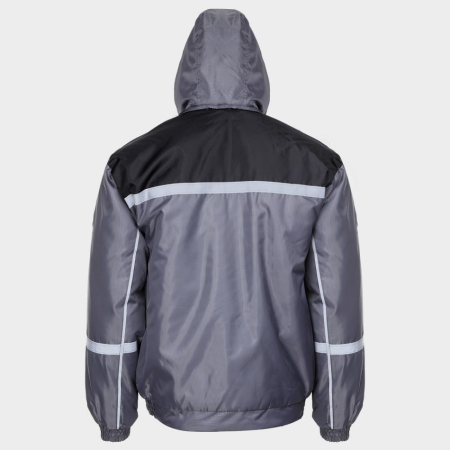 Costum salopeta cu pieptar de iarna Stenso COLLINS WINTER GREY, 100% poliester, 110 gr/mp [5]