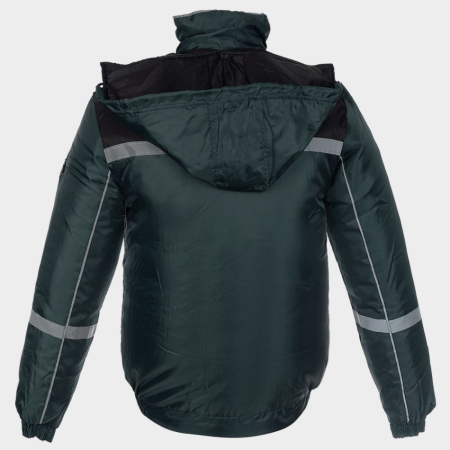 Costum salopeta cu pieptar de iarna Stenso COLLINS WINTER GREY, 100% poliester, 110 gr/mp [11]