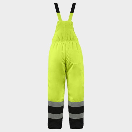 Costum salopeta de iarna reflectorizant Stenso COLLINS HV YELLOW WINTER, 100% poliester, 130 gr/mp [6]