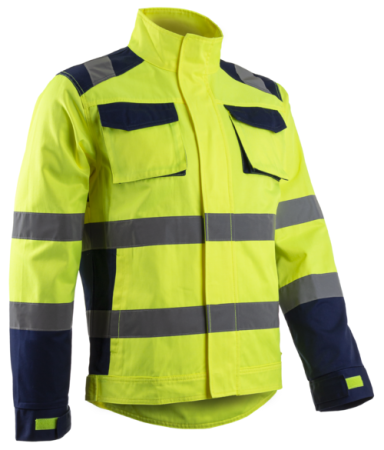 Jachete | Bluze reflectorizante - Jacheta de lucru reflectorizanta Coverguard HIBANA II, 60% bumbac, 40% poliester, 270gr/mp