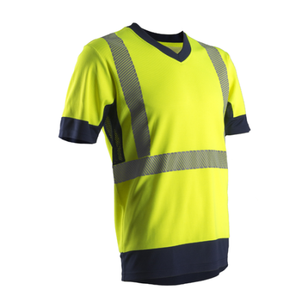 Tricou clasic reflectorizant Coverguard KOMO, 50% bumbac, 50% poliester, 150gr/mp [0]