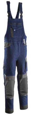 Imbracaminte de lucru - Pantaloni salopeta cu pieptar Coverguard TELICA, 70% poliester, 28% bumbac, 2% elastan, 380gr/mp
