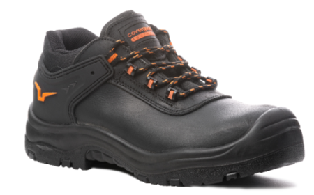 Pantofi de lucru S3 cu bombeu si lamela, piele hidrofobizata - Pantofi de protectie Coverguard OPAL S3S, cu bombeu din compozit si lamela