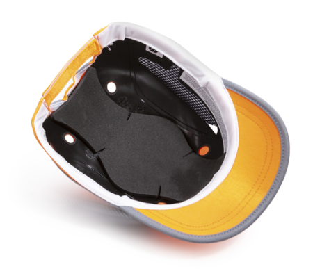 Sapca de protectie reflectorizanta cu calota Coverguard, ventilatie laterala din plasa, cozoroc mediu [2]