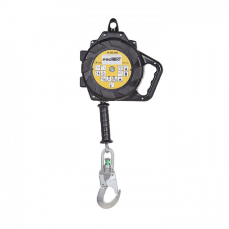 Echipament pentru lucru la inaltime - Opritor de cadere retractabil Protekt CR250V-15, cu carabiniera AZ002ASI