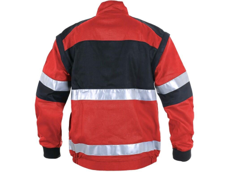 Jacheta de lucru cu benzi reflectorizante Canis CXS 1010 LUXY BRIGHT, 100% bumbac, 260gr/mp [1]