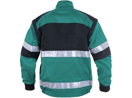 Jacheta de lucru cu benzi reflectorizante Canis CXS 1010 LUXY BRIGHT, 100% bumbac, 260gr/mp [1]