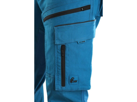 Pantaloni de lucru in talie Canis CXS 1020 LEONIS, 72% bumbac, 25% nailon, 3% elastan, 230gr/mp [10]