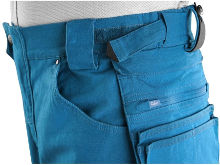 Pantaloni de lucru in talie Canis CXS 1020 LEONIS, 72% bumbac, 25% nailon, 3% elastan, 230gr/mp [2]