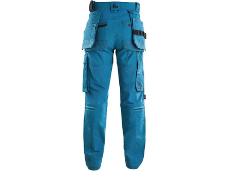 Pantaloni de lucru in talie Canis CXS 1020 LEONIS, 72% bumbac, 25% nailon, 3% elastan, 230gr/mp [1]