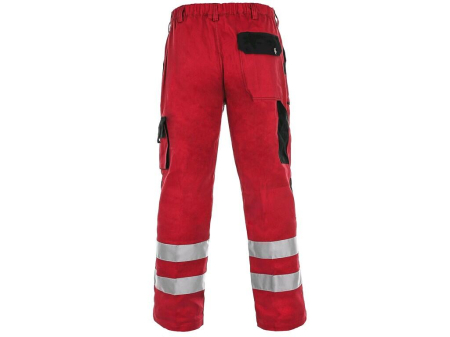 Pantaloni de lucru cu benzi reflectorizante Canis CXS 1020 LUXY BRIGHT, 100% bumbac, 260gr/mp [1]