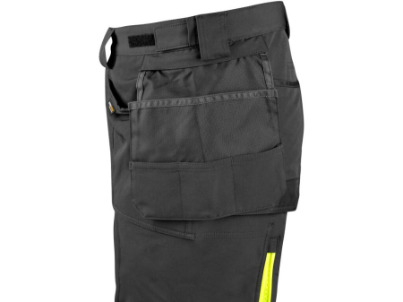 Pantaloni de lucru in talie Canis CXS 1020 NAOS HV, 92% poliester, 8% elastan, 235gr/mp [2]