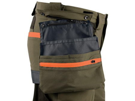 Pantaloni de lucru in talie Canis CXS 1020 NAOS, 93% nailon, 7% elastan, 220gr/mp [5]