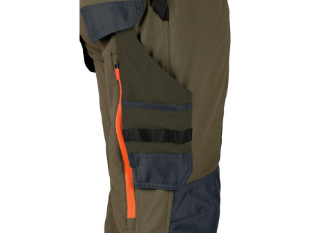 Pantaloni de lucru in talie Canis CXS 1020 NAOS, 93% nailon, 7% elastan, 220gr/mp [3]