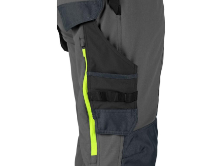 Pantaloni de lucru in talie Canis CXS 1020 NAOS, 93% nailon, 7% elastan, 220gr/mp [3]
