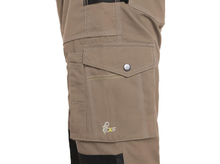 Pantaloni de lucru in talie Canis CXS 1020 STRETCH, 98% bumbac, 2% elastan, 250gr/mp [3]