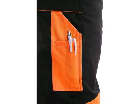 Pantaloni salopeta cu pieptar Canis CXS 1030 SIRIUS BRIGHTON, 65% poliester, 35% bumbac, 270gr/mp [2]