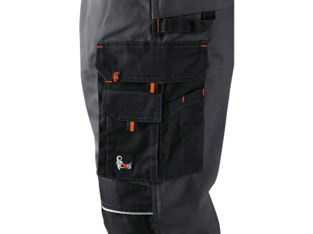 Pantaloni salopeta cu pieptar Canis CXS 1030 SIRIUS BRIGHTON, 65% poliester, 35% bumbac, 270gr/mp [1]
