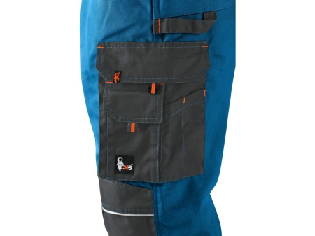 Pantaloni salopeta cu pieptar Canis CXS 1030 SIRIUS BRIGHTON, 65% poliester, 35% bumbac, 270gr/mp [4]