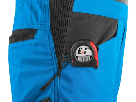 Pantaloni salopeta cu pieptar Canis CXS 1030 SOLIS FLEX, 98% bumbac, 2% elastan, 230gr/mp [10]