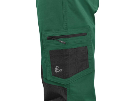 Pantaloni salopeta cu pieptar Canis CXS 1030 SOLIS FLEX, 98% bumbac, 2% elastan, 230gr/mp [9]