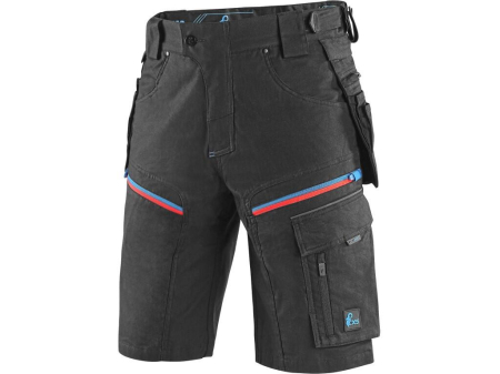 Pantaloni de lucru scurti - Pantaloni scurti de lucru Canis CXS 1060 LEONIS, 72% bumbac, 25% nailon, 3% elastan, 230gr/mp