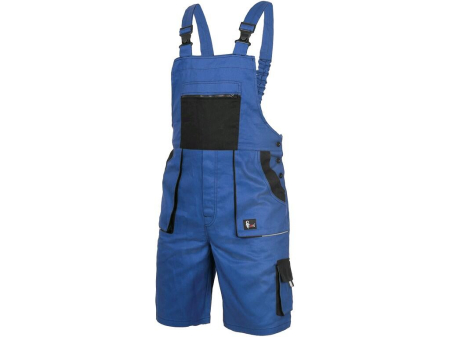 Pantaloni salopeta cu pieptar - Pantaloni scurti cu pieptar Canis CXS 1061 LUXY DENIS, 100% bumbac, 260gr/mp