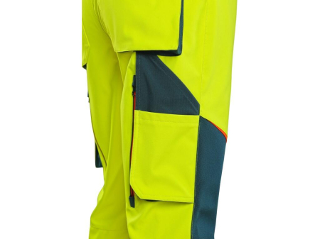 Pantaloni de lucru cu pieptar detasabil Canis CXS 1111 BEDFORD, 100% poliester [6]