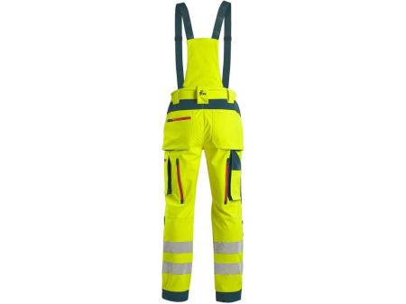 Pantaloni de lucru cu pieptar detasabil Canis CXS 1111 BEDFORD, 100% poliester [1]