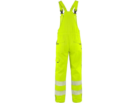Pantaloni cu pieptar reflectorizanti Canis CXS 1112 NORWICH, 65% poliester, 35% bumbac, 280gr/mp [1]