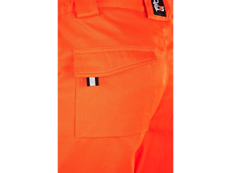 Pantaloni cu pieptar reflectorizanti Canis CXS 1112 NORWICH, 65% poliester, 35% bumbac, 280gr/mp [2]