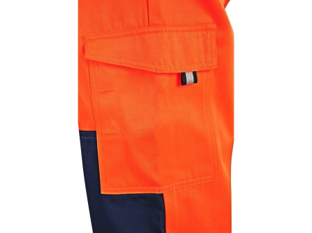 Pantaloni cu pieptar reflectorizanti Canis CXS 1112 NORWICH, 65% poliester, 35% bumbac, 280gr/mp [3]