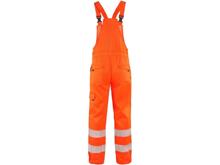 Pantaloni cu pieptar reflectorizanti Canis CXS 1112 NORWICH, 65% poliester, 35% bumbac, 280gr/mp [1]